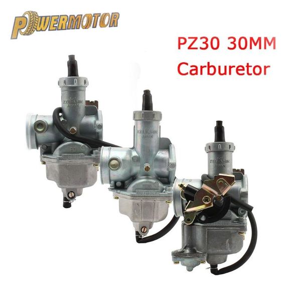 

motorcycle keihin carburetor pz30 30mm carburador carb dirt bike forhonda cg125 for 175cc 200cc 250cc pit atv fuel system