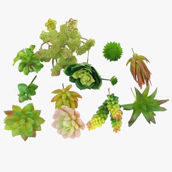 

decorative flowers & wreaths succulents artificial unpotted decor set 12pcs faux succulent plants for garden arrangement