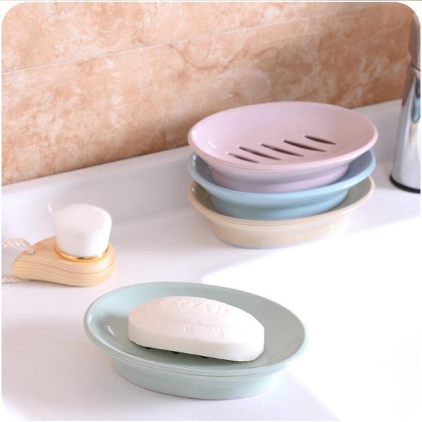

bathroom soap dish box plastic creative double layer draining holder non-slip kitchen sponge container dishes