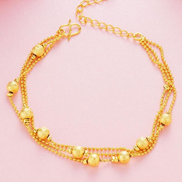 

beaded, strands multi-layer gold plated color women fashion bracelet arab wedding bracelets bangles gift, Black