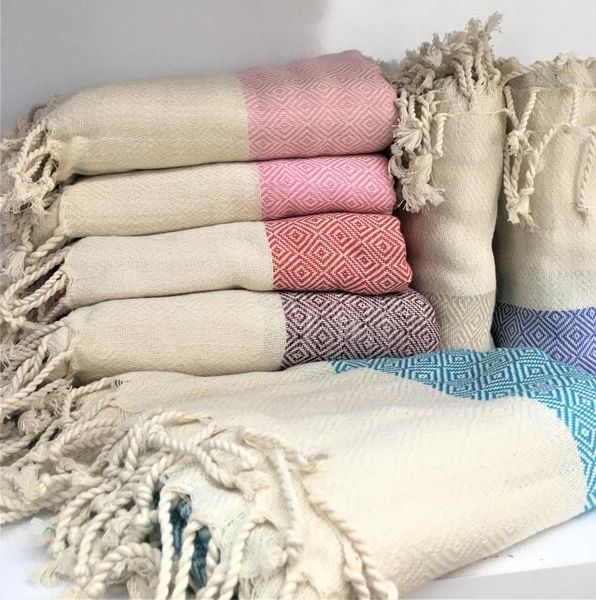 

towel ultra soft cotton turkish bath beach hammam spa thick diamond peshtemal