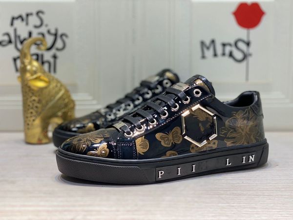 

leatheroutdoor leisure trainerfashion casual high quality luxury youth men's wM001