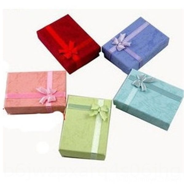 

RMk huailang ring earring necklace butterfly three piece bow packaging es gift jewelry es box jewelry box, Black;white
