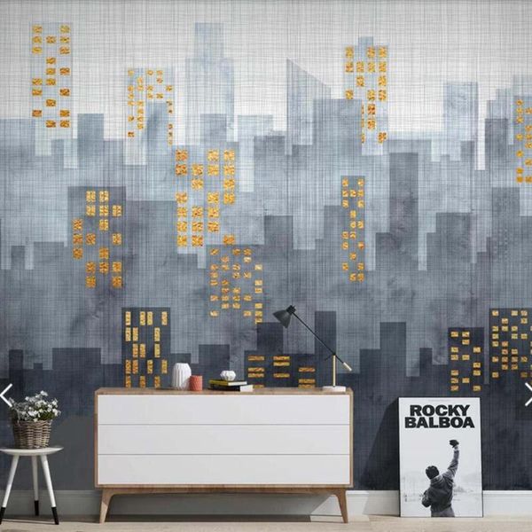 

wallpapers european 3d abstract city construction printed po wallpaper mural living room wall decor murals custom papers painting