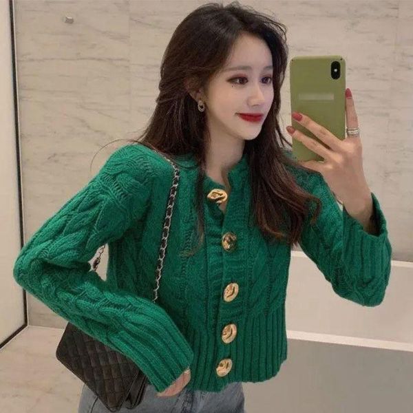 

women's sweaters retro spring, autumn and winter korean fashion knit sweater, short cardigan plus size college style sweater coat, White;black