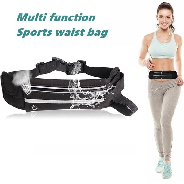 

waist bags travel multifunctional sports pocket beach pouch mini pack for men women portable usb waterproof phone belt bag