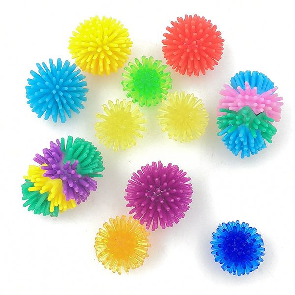 

novelty & gag toys pvc red bayberry ball hedgehog mini massage foo vent pressure toy