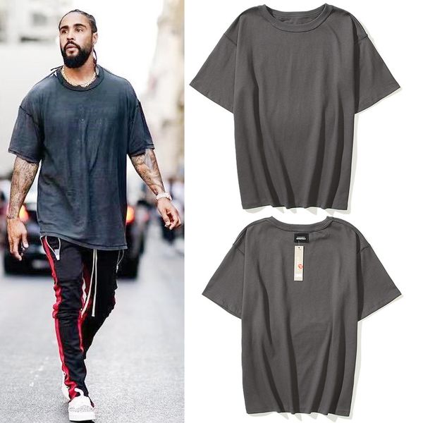 

fog main line season 5 worn back short sleeve loose t-shirt, White