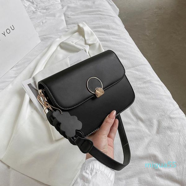 

cross body pleated belt pu leather crossbody for women fashion female shoulder handbag and purses