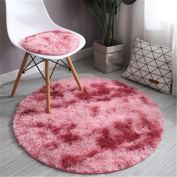 

carpets round rug fluffy faux fur rugs kids room long plush for bedroom shaggy area modern mats living