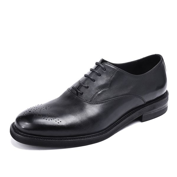 

order block busins drs men's shoes wedding bridegroom's derby oxford fashion, Black