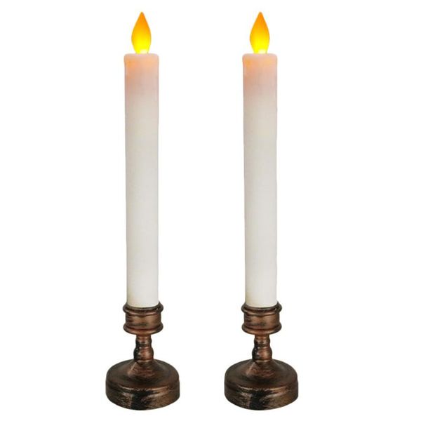 

2pcs romantic candlelight dinner candle adornment taper decoration candles
