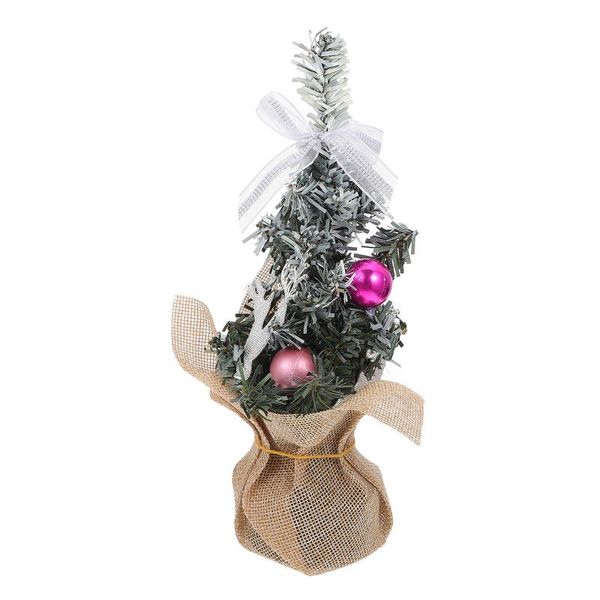 

christmas decorations decorative desktree decor micro xmas ornament party supplies
