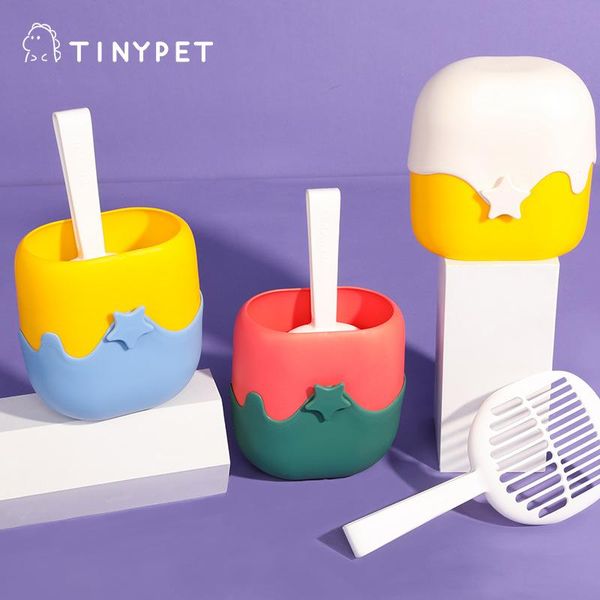 

cat litter shovel combination ice cream excrement set toilet pet cleaning products grooming