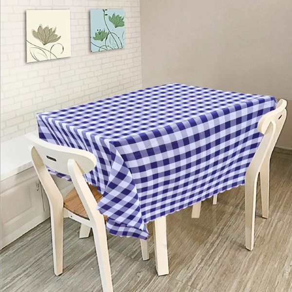 

1pc rural style tablecloth checkered table cloth restaurant cover decor