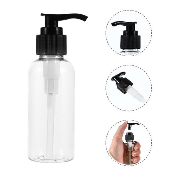 

storage bottles & jars 6pcs shampoo containers refillable empty pump dispenser
