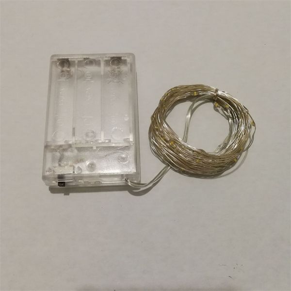 

20213aa battery box led copper wire christmas decoration color string small night light2023