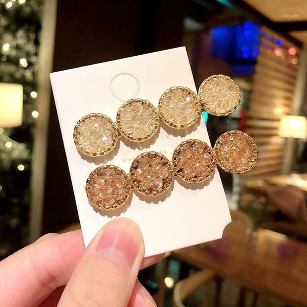 

women luxury shining full crystals barrettes sweet headband hair ornament side clips hairpins lady fashion accessories1