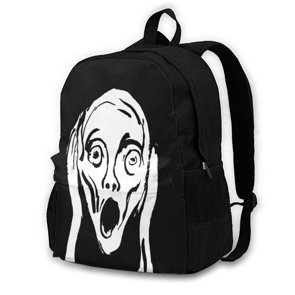 

backpack scream backpacks lightweight basic polyester picnic teen bags