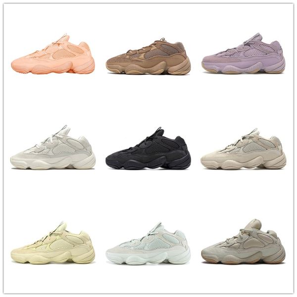 

2021 men running shoes stone soft vision desert rat 500 mens women sport sneaker bone white blush sports trainer sneakers