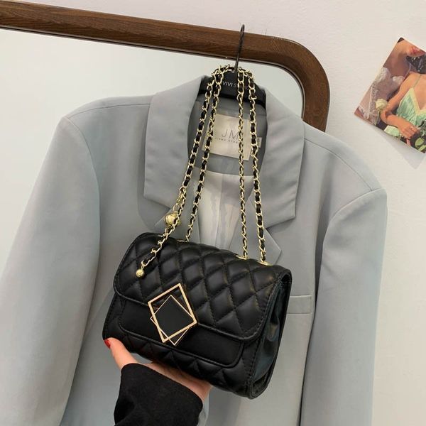 

sbag messenger luxurys bags foreign style 2021 fashion diamond mesh red one shoulder women's bag summer