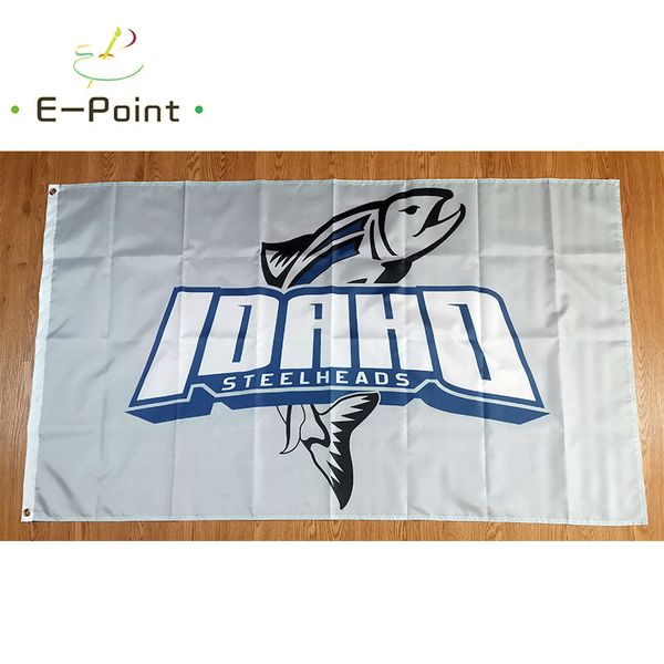 ECHL Idaho Steelheads Bandeira 3*5ft (90cm*150cm) Poliéster Banner decoração voando casa jardim Presentes festivos