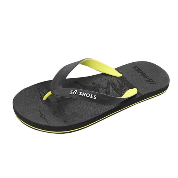 

slippers 2021 summer men fashion outdoors flip flops shoes sandals slipper indoor & outdoor anti-skidding flip-flops sapato masculino t, Black