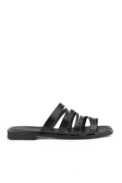 

slippers women's genuine leather 111354 639 the process, Black