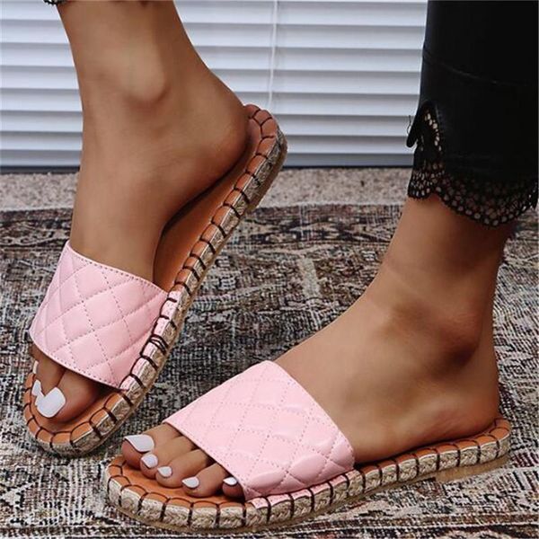 

slippers retro flat-heel patent leather womens summer women's sandals fashion casual shoes women slides breathable beach, Black