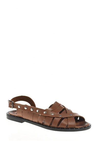 

brown women 's sandals 341876, Black