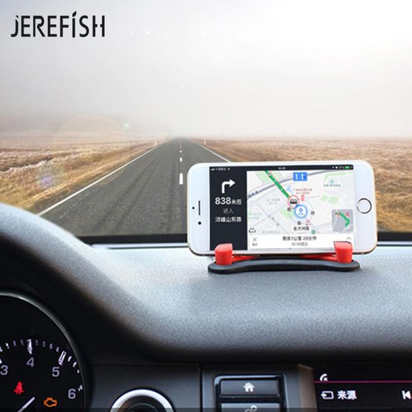 

cell phone mounts & holders jerefish anti-slip silicone pad holder car dashboard tablet adjustable 4 angles stand mount