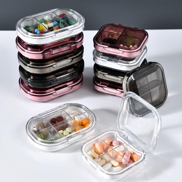 

outdoor gadgets 1pc travel organizer moisture proof pills box for pocket purse daily case portable vitamin holder container