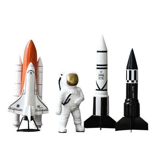 

decorative objects & figurines nordic modern astronaut room living bedroom decoration home decor rocket