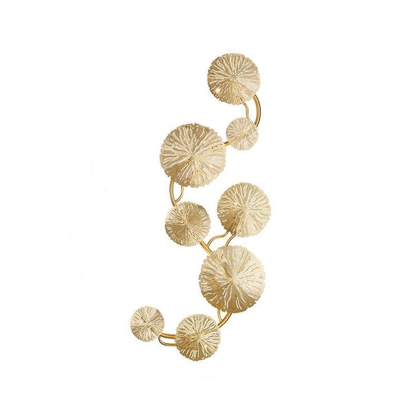 

wall lamp nordic style lotus leaf copper lamps living room light fixtures bathroom decor for bedroom g4 led indoor lighting