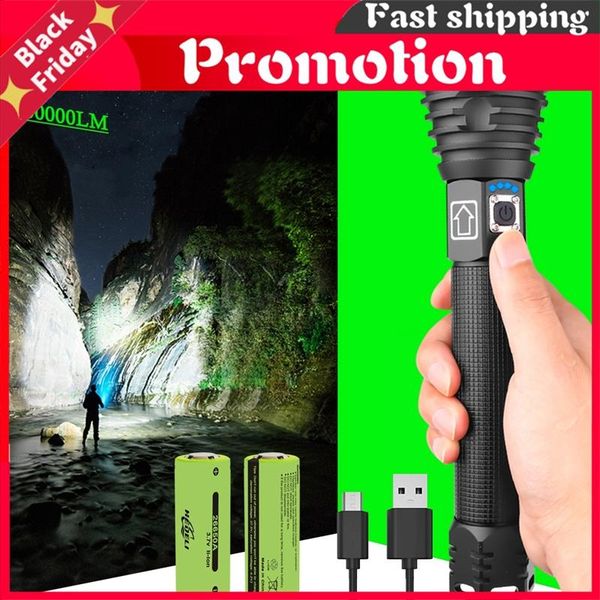 

flashlights torches 300000 glare xhp90.2 most powerful led 18650 or 26650 usb torch xhp50 xhp70 lantern hunting lamp hand light