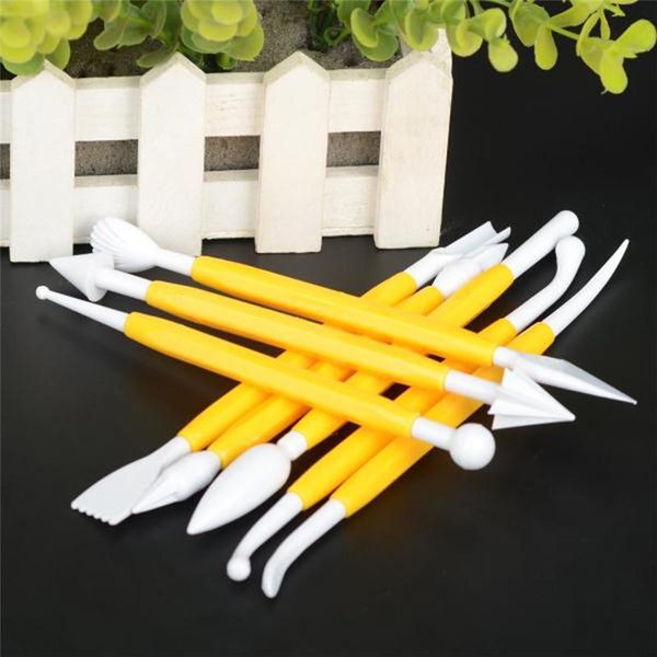 

imixlot 8pcs/set fondant cake carving pen decoration carved flower modelling sugar craft engraving tools baking & pastry