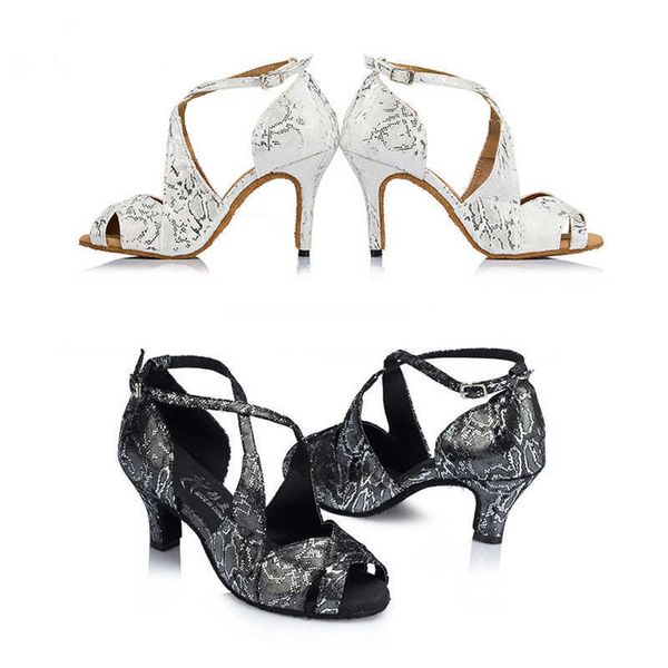 

elling latin dance shoes for women ballroom tango danding white black indoor & outdoor dancing soft sole female a274 designer classic luxury
