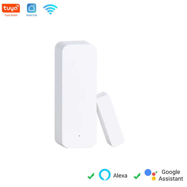 

smart home control tuya wifi door sensor window contact open close app remote compatible with alexa google assistant