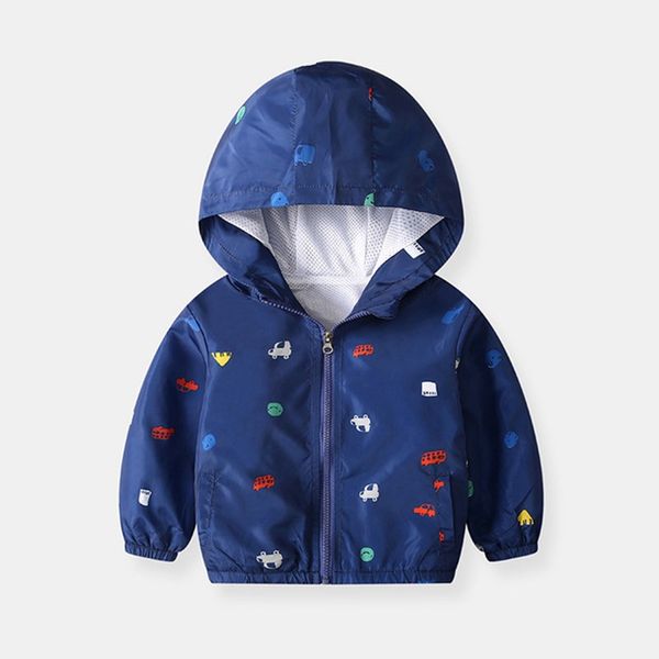 

camouflage printing windbreaker boys jacket for kids boys trench coats outerwear 2021 autumn children clothes, Blue;gray
