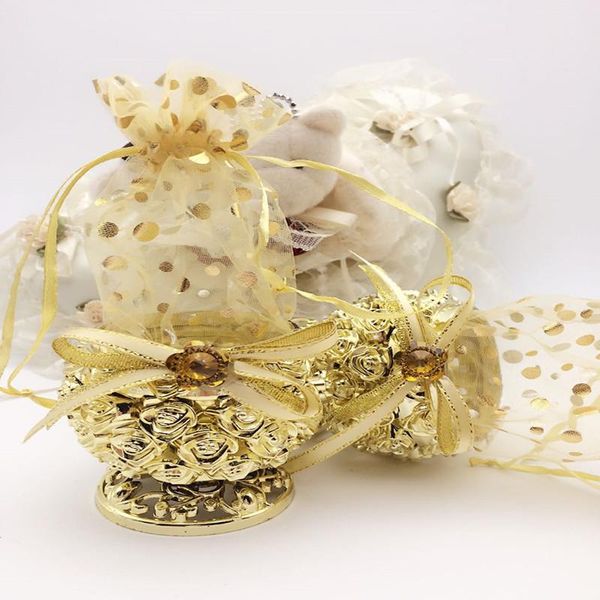 

gift wrap creative candy packaging european wedding rotating rose box sugar