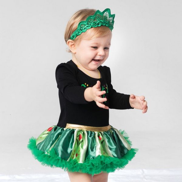 

girl's dresses spring girl cosplay long sleeve lace tutu snowflake princess party perform kids clothing e2043 eetj, Red;yellow