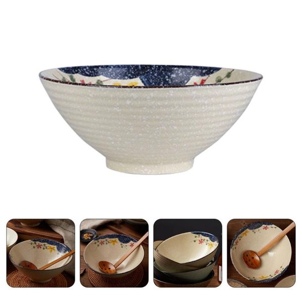 

underglaze japanese-type soup bowl ceramic noodles tableware (8-inch) bowls
