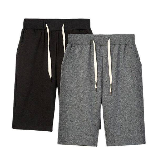 

women's shorts summer high waist female drawstring elastic plus size cotton casual fashion solid loose korean women clothing, White;black