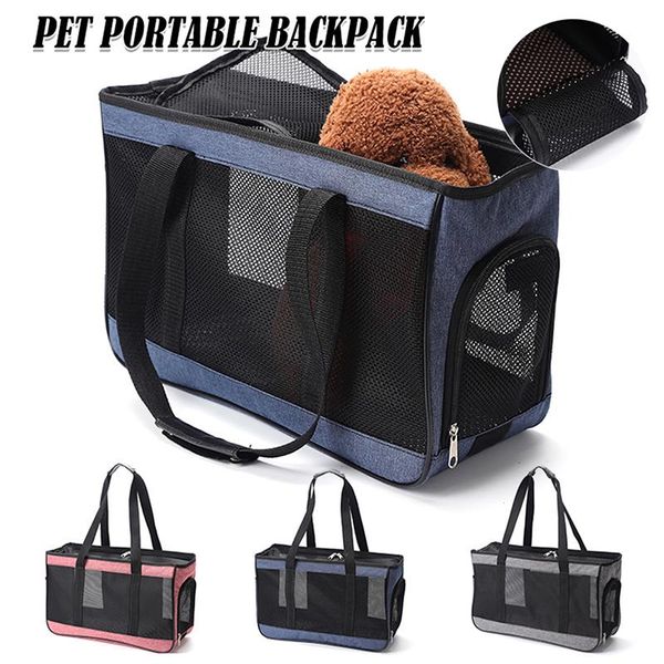 

dog car seat covers breathable pet carrier portable cozy soft puppy cat bags backpack shoulder supplies for outdoor hiking travel