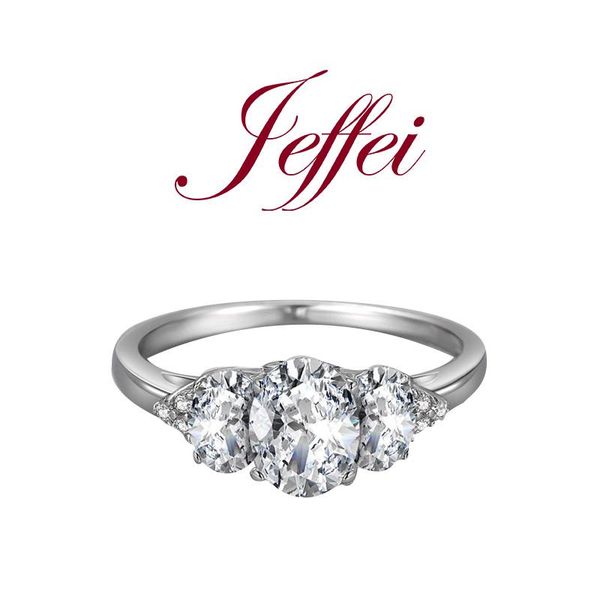 

wedding rings egg high-support hollow 1ct trendy 925 silver platinum plated 3 imitation diamond classic jewelry gift for women, Slivery;golden