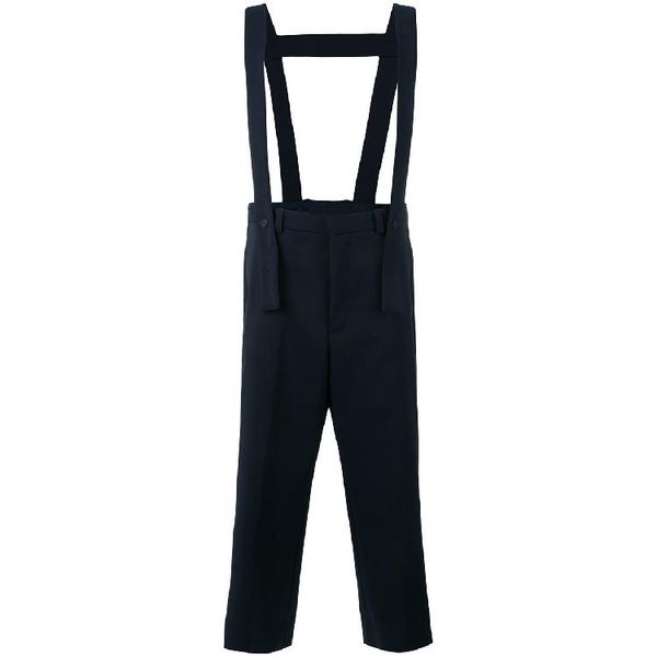 

men's pants 27-44 2021 men clothing spring summmer vintage strap loose bib work clothes plus size singer costumes, Black