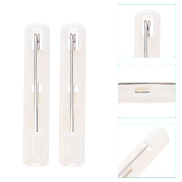 

paintings 300 pcs plastic safety pin work number bar badge backs name tag
