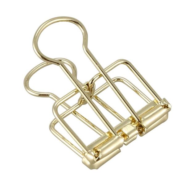 

filing supplies creative wire binder clips 12 pcs reusable paper small skeleton with good elasticity strong grip for your documents