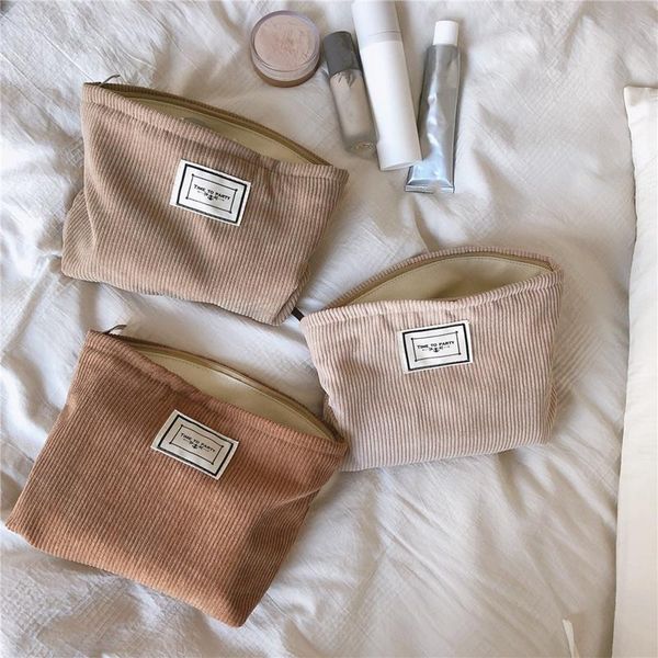 

cosmetic bags & cases portable women bag zipper makeup travel washing organizer simple pouch