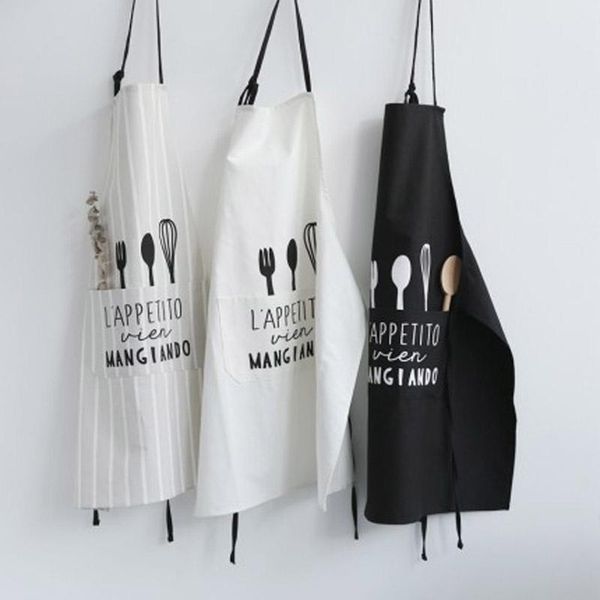 

kitchen household waterproof apron cute hand rubbing fashion oil-proof waist cooking can rub hands korean version aprons